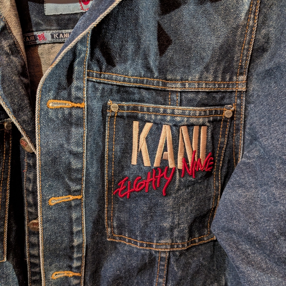 Vintage Karl Kani Denim Jacket - Blue - Picture 5 of 7